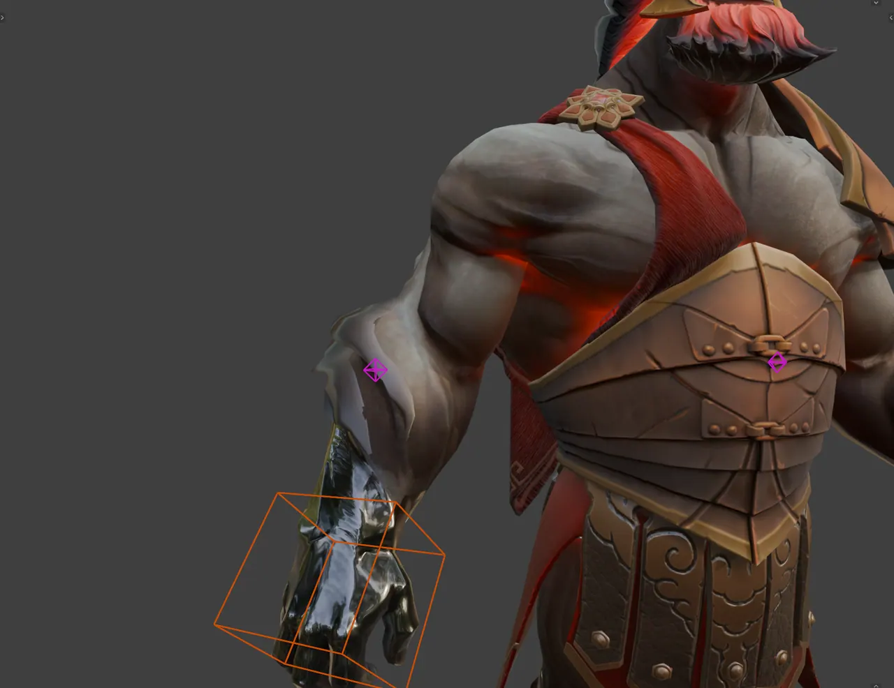 Arms in IK: hand box and elbow pole