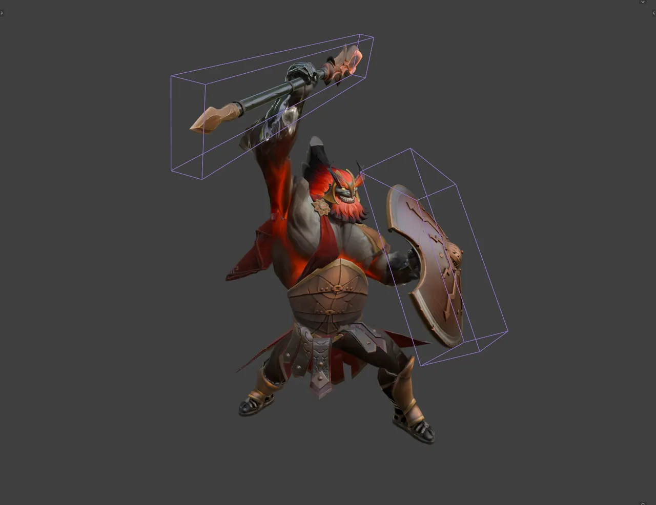 Spear and shield controls